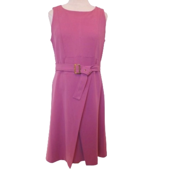 Nanette Deco Pink Floral Vibrance Dress Sz 10 - Picture 1 of 10